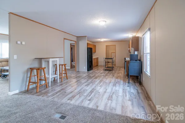 wooden floor in a room