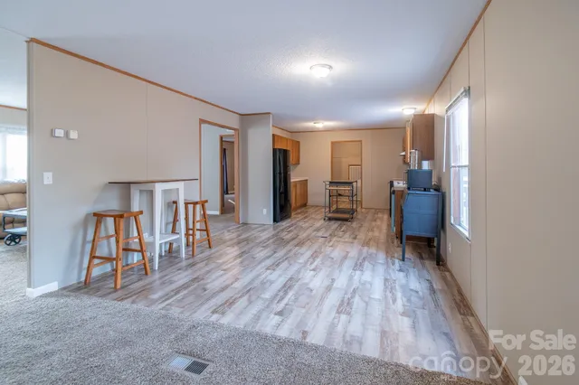 wooden floor in a room