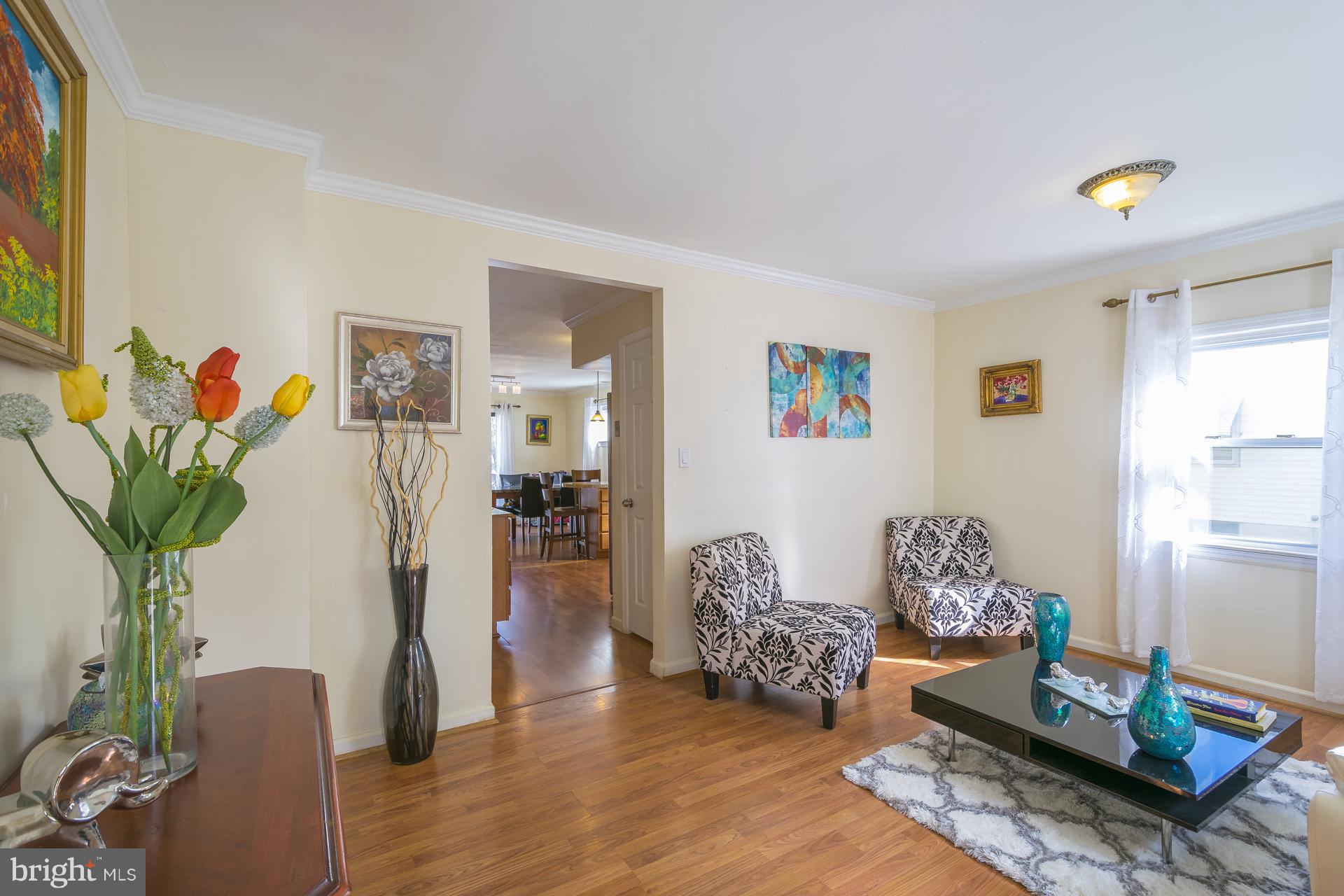 12217 Charles Road Silver Spring, MD 20906 - Photo 3 of 30 a living room with furniture flowerpot and wooden floor