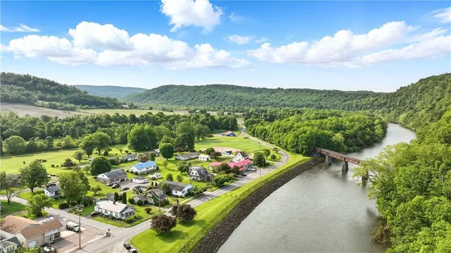 a view of a city from a balcony