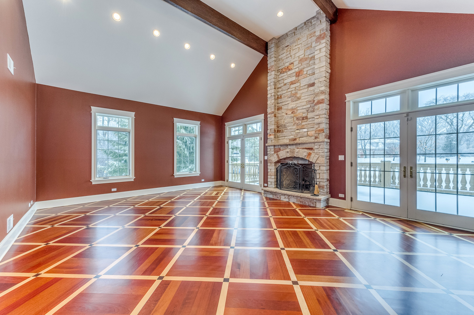 1450 Ridge Road Highland Park, IL 60035 - Photo 15 of 46 a view of an empty room with a fireplace and a window