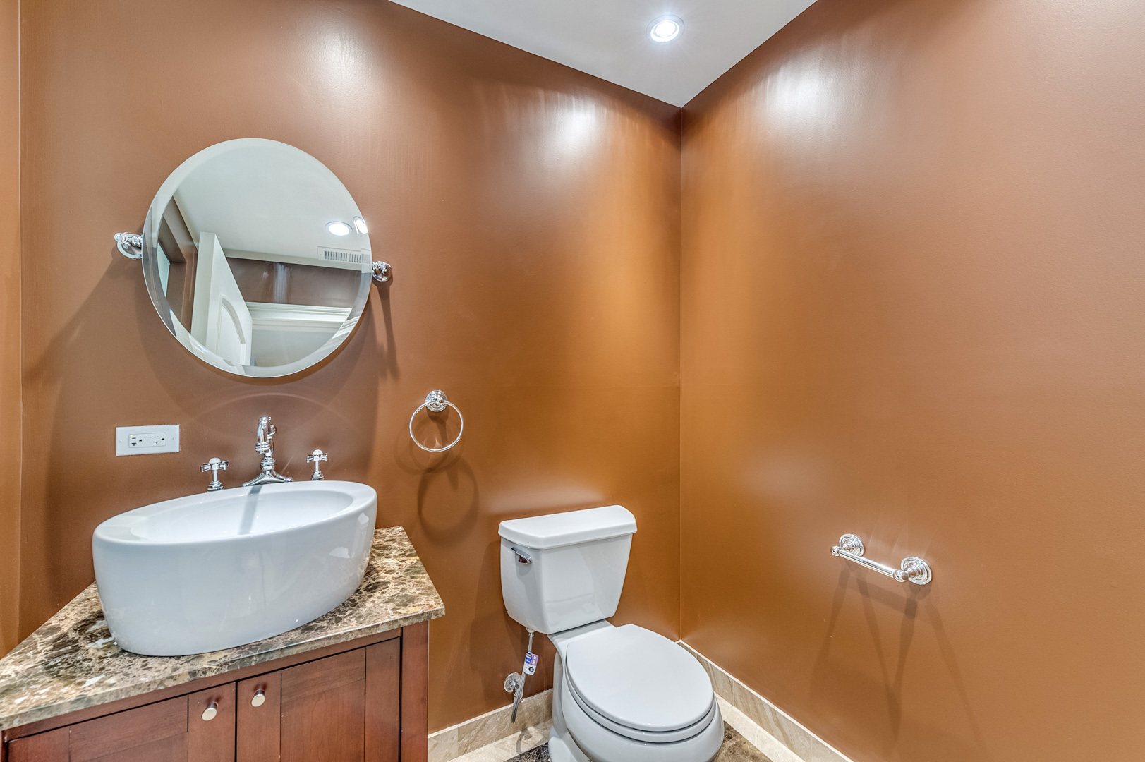 1450 Ridge Road Highland Park, IL 60035 - Photo 43 of 46 a bathroom with a toilet and a sink