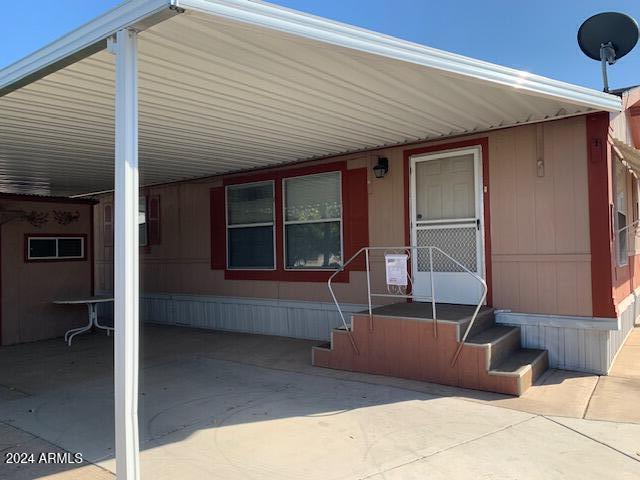 2528 East McKellips Road, Unit 131 Mesa, AZ 85213 - Photo 25 of 41 Covered Patio/Parking