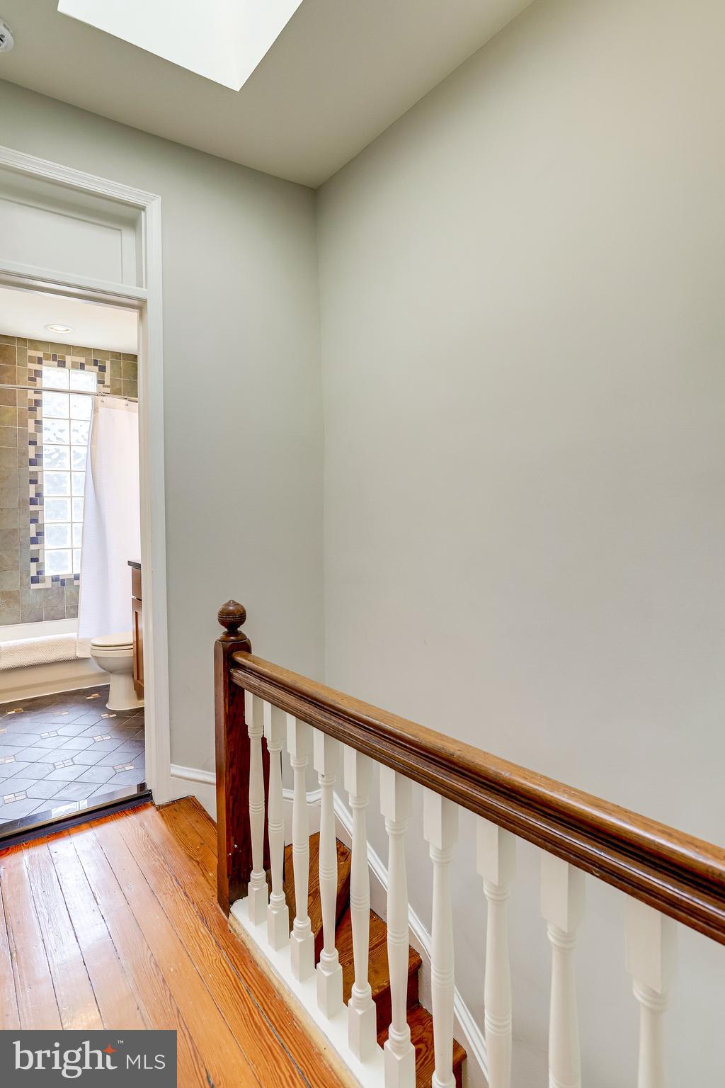 116 9th Street Southeast Washington, DC 20003 - Photo 25 of 56 Skylit hall looking to bath