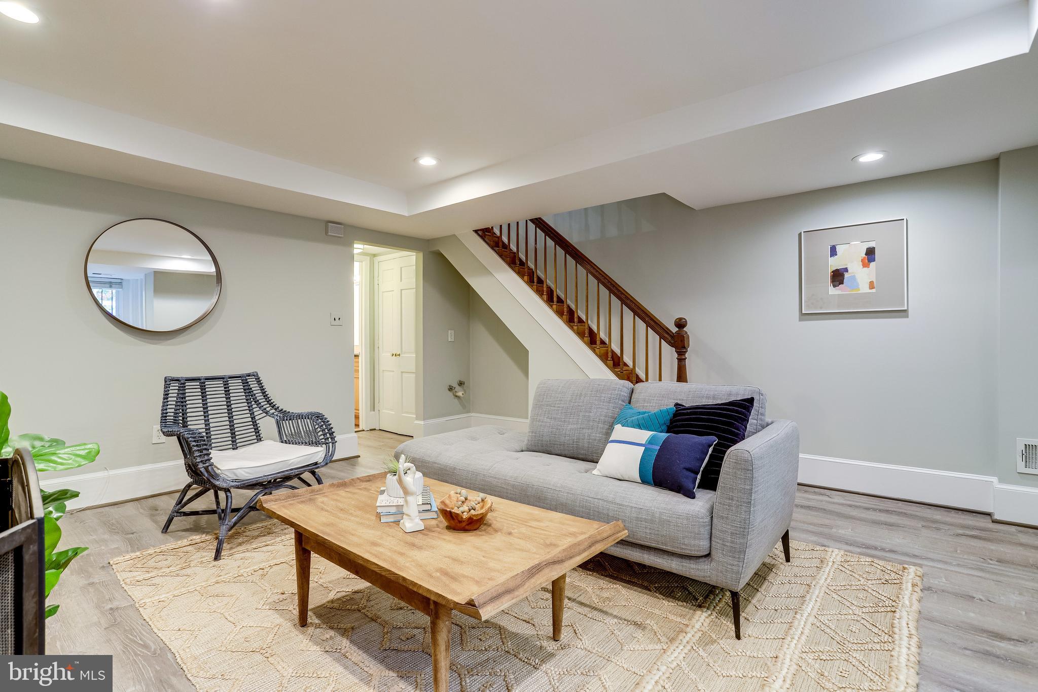 116 9th Street Southeast Washington, DC 20003 - Photo 34 of 56 Plumbing for wet bar underneath stairs by closet