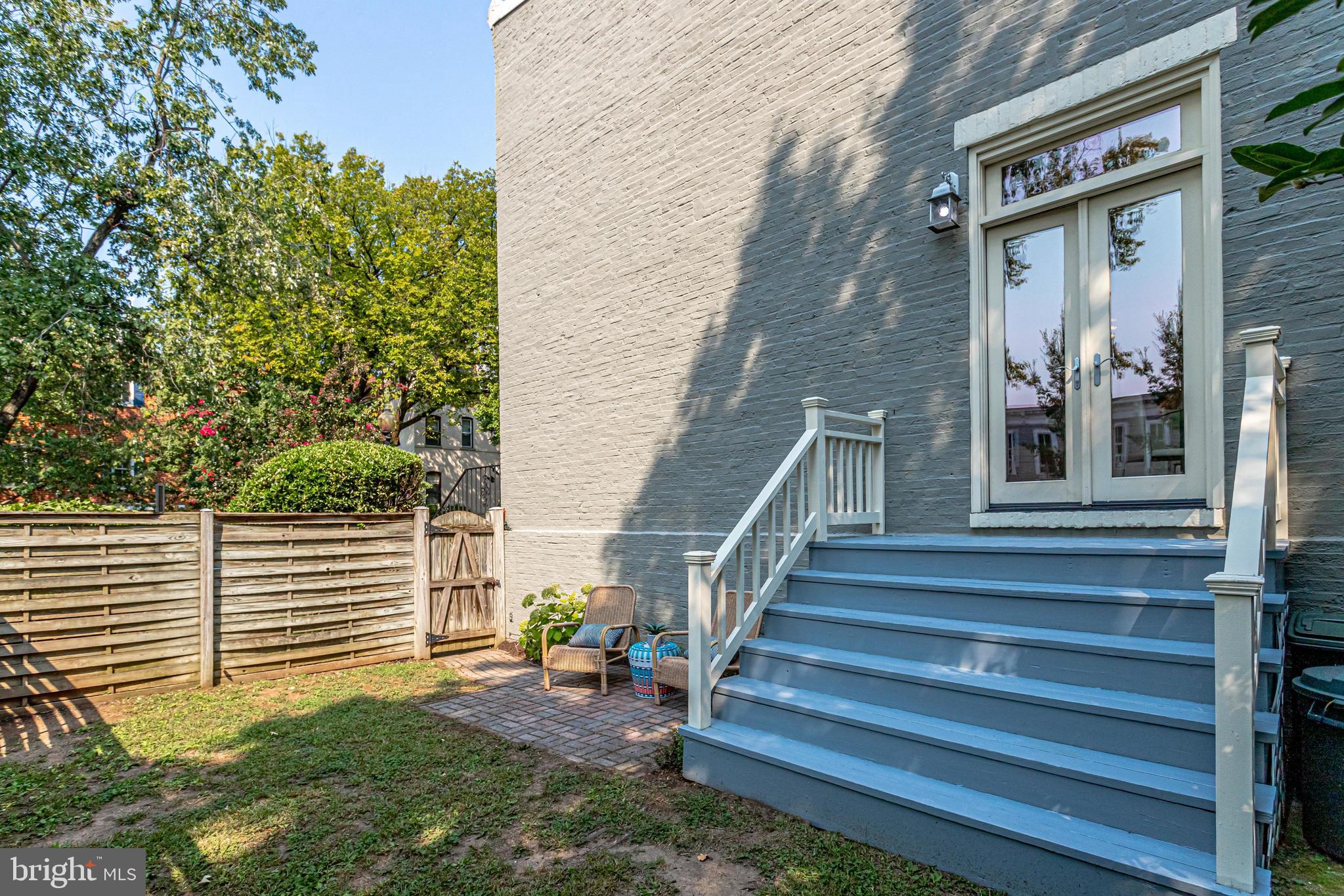 116 9th Street Southeast Washington, DC 20003 - Photo 43 of 56 Steps from dining area, private side patio is to L