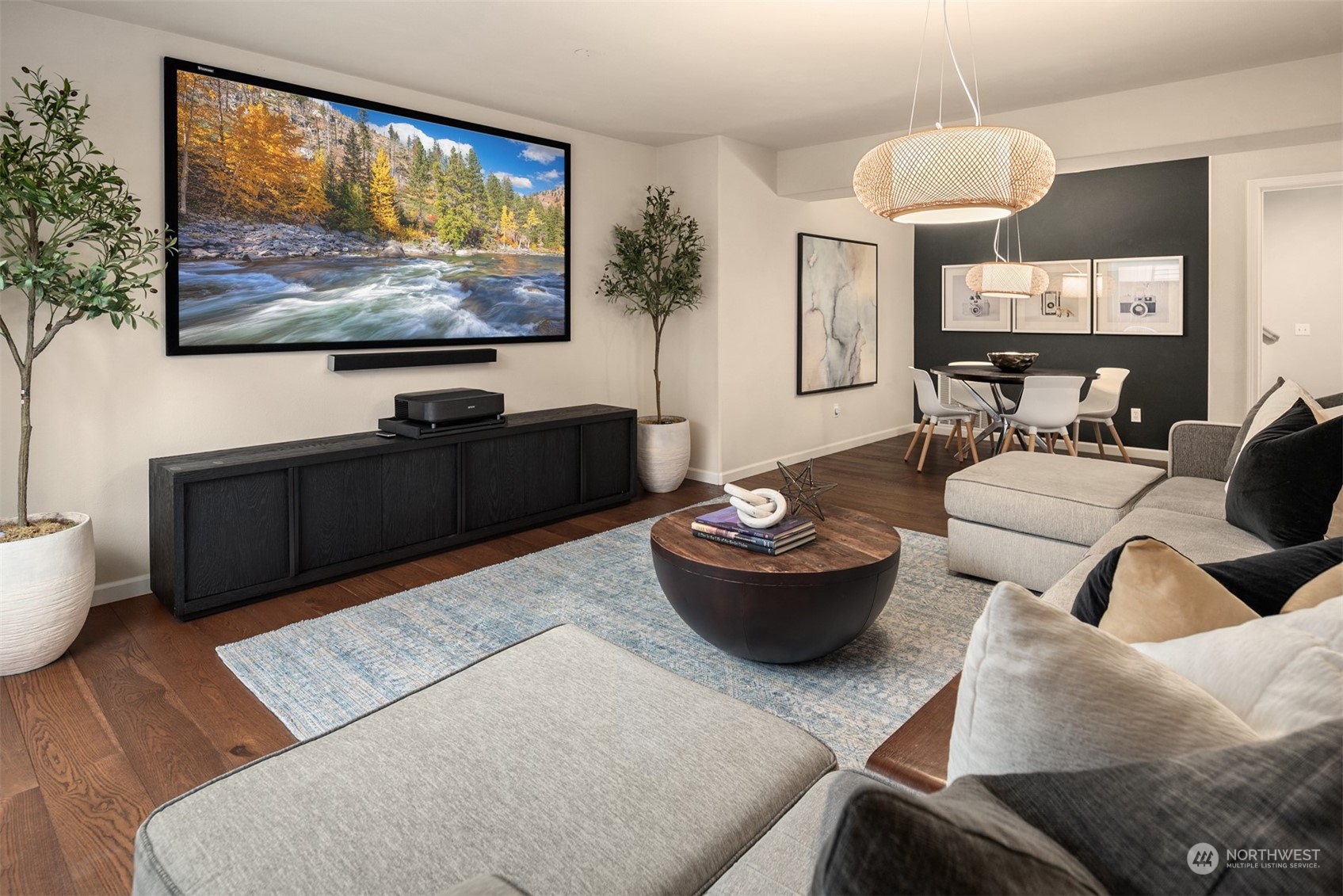 16034 68th Avenue West Edmonds, WA 98026 - Photo 14 of 32 a living room with furniture and a flat screen tv