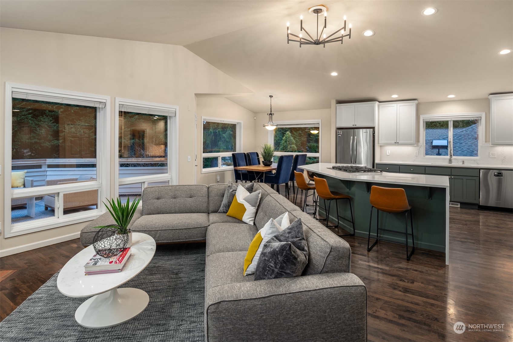 16034 68th Avenue West Edmonds, WA 98026 - Photo 8 of 32 a living room with furniture kitchen and a table
