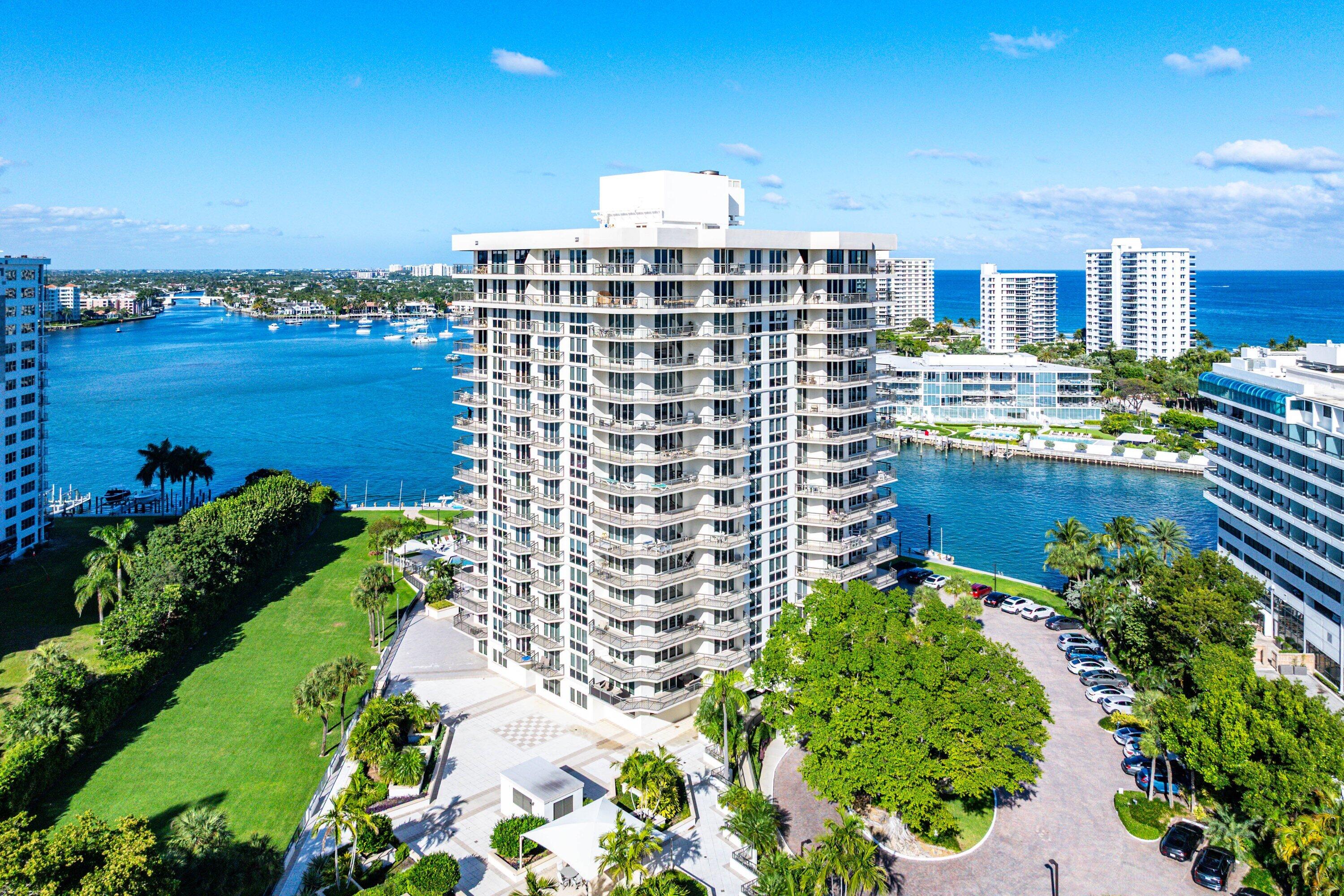 901 East Camino Real, Unit 15D Boca Raton, FL 33432 - Photo 32 of 42 a view of a city with tall buildings