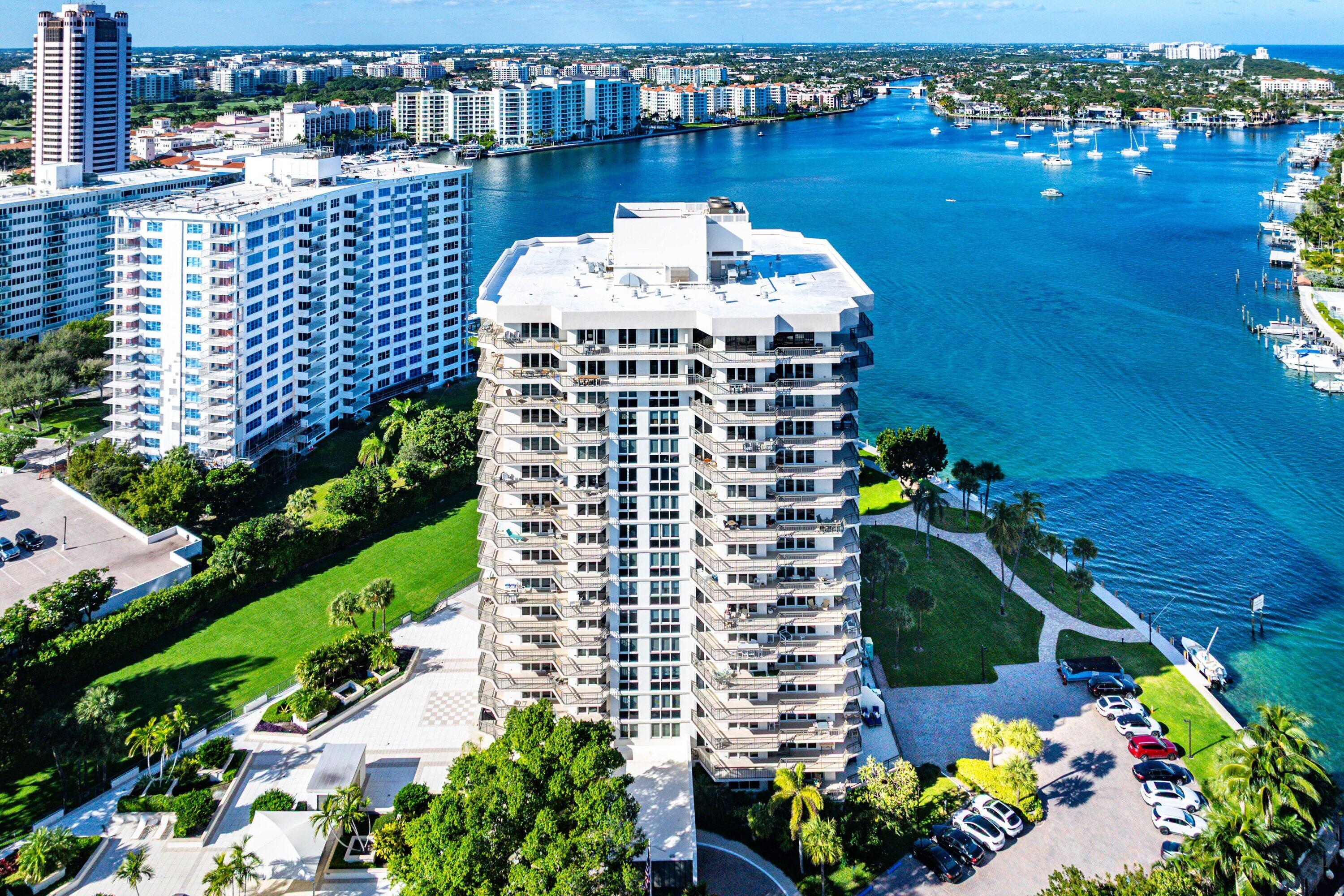 901 East Camino Real, Unit 15D Boca Raton, FL 33432 - Photo 34 of 42 a picture of city view with lake view and mountain view