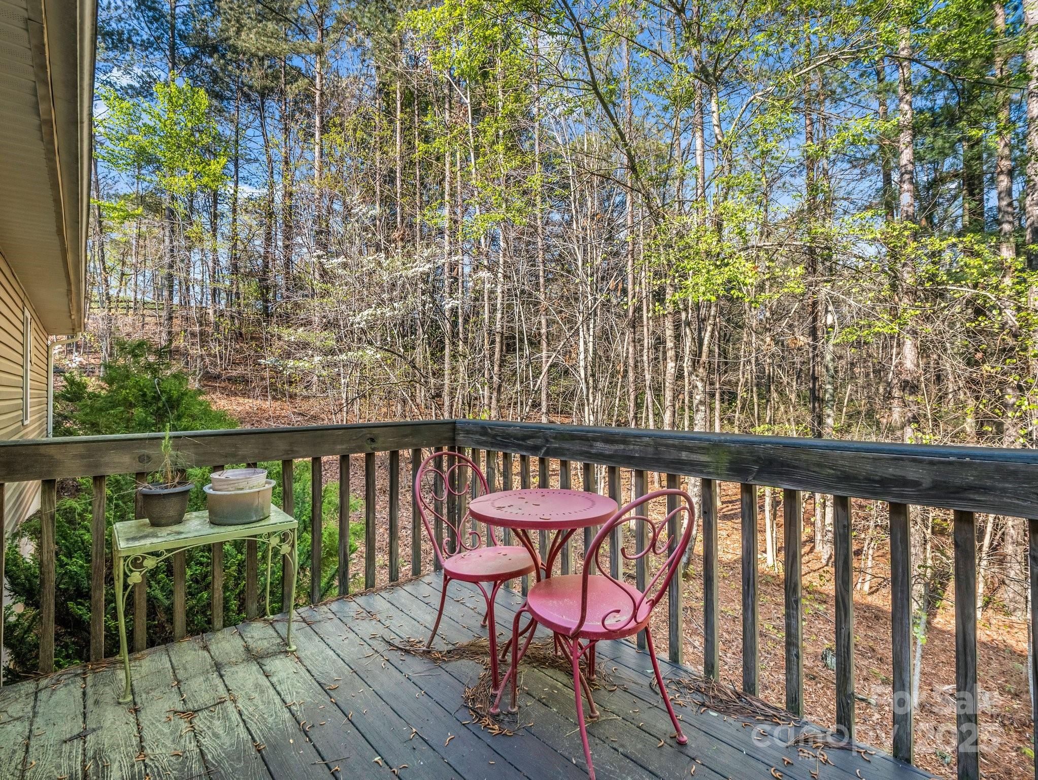 940 Hugh Champion Road Tryon, NC 28782 - Photo 11 of 36 a view of a two chairs in the balcony