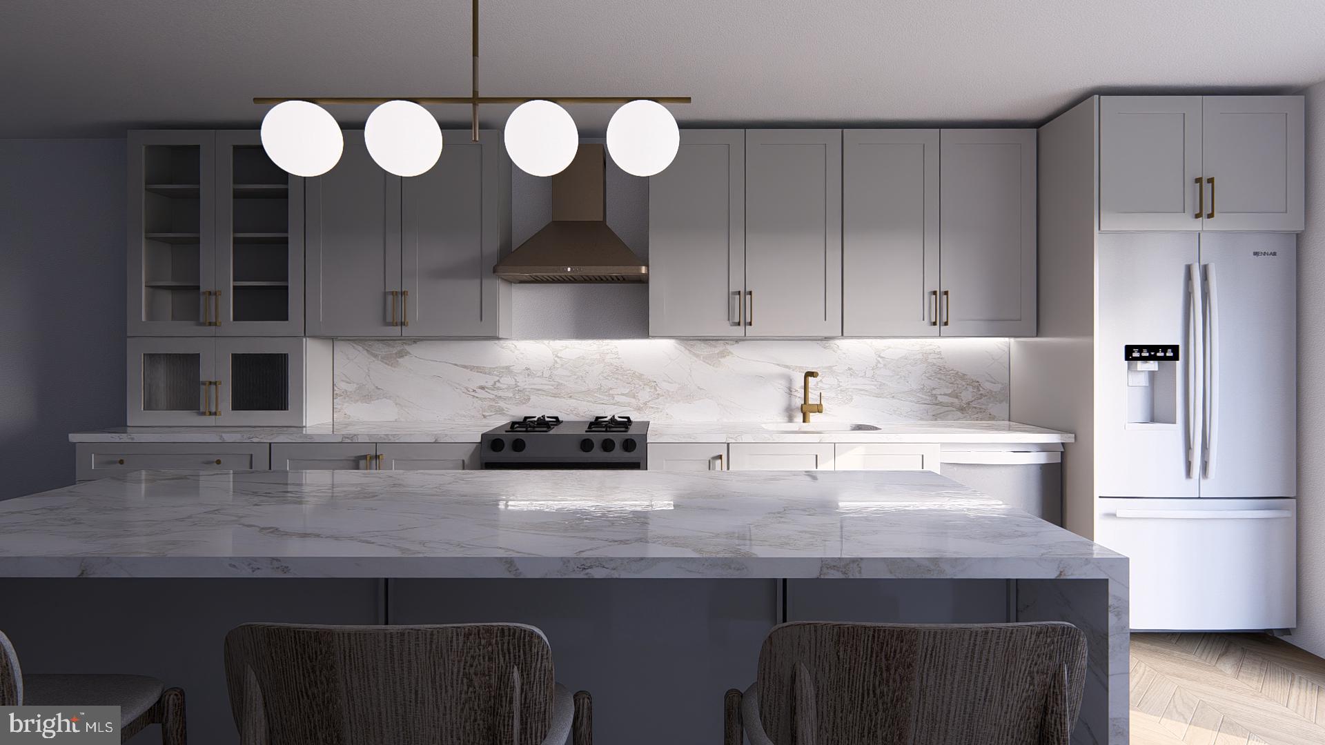 2429 Hartranft Street Philadelphia, PA 19145 - Photo 3 of 20 a kitchen with a sink cabinets and stainless steel appliances