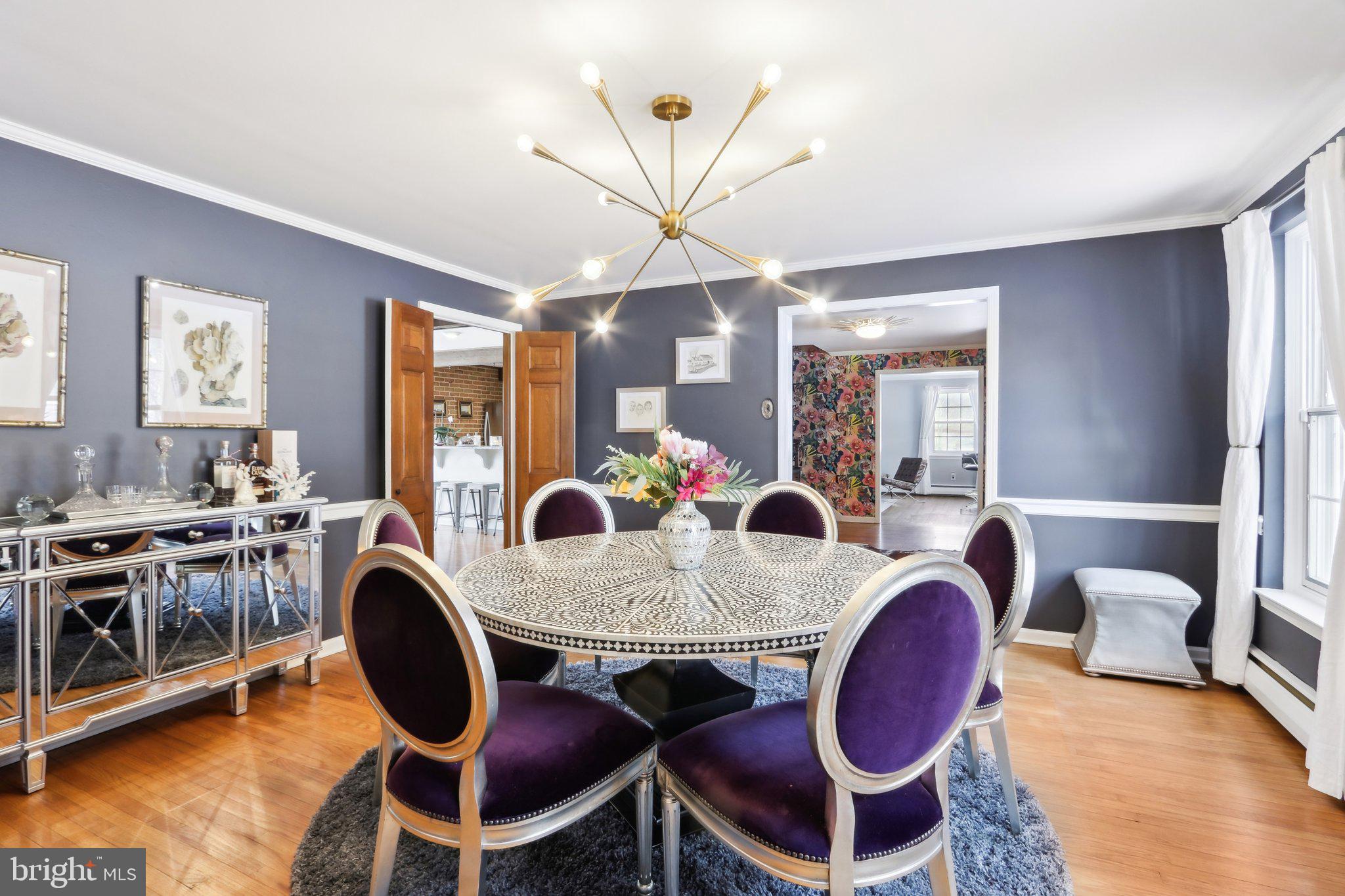 416 Dutton Mill Road Malvern, PA 19355 - Photo 11 of 56 a view of a dining room with furniture and wooden floor