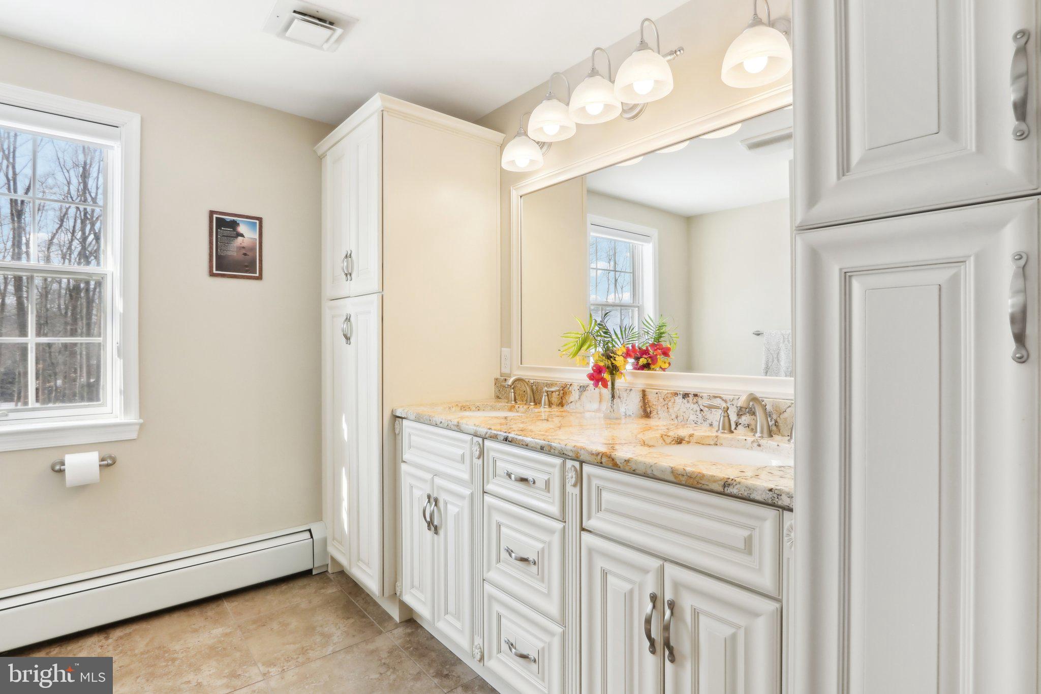 416 Dutton Mill Road Malvern, PA 19355 - Photo 30 of 56 a bathroom with a sink vanity and mirror