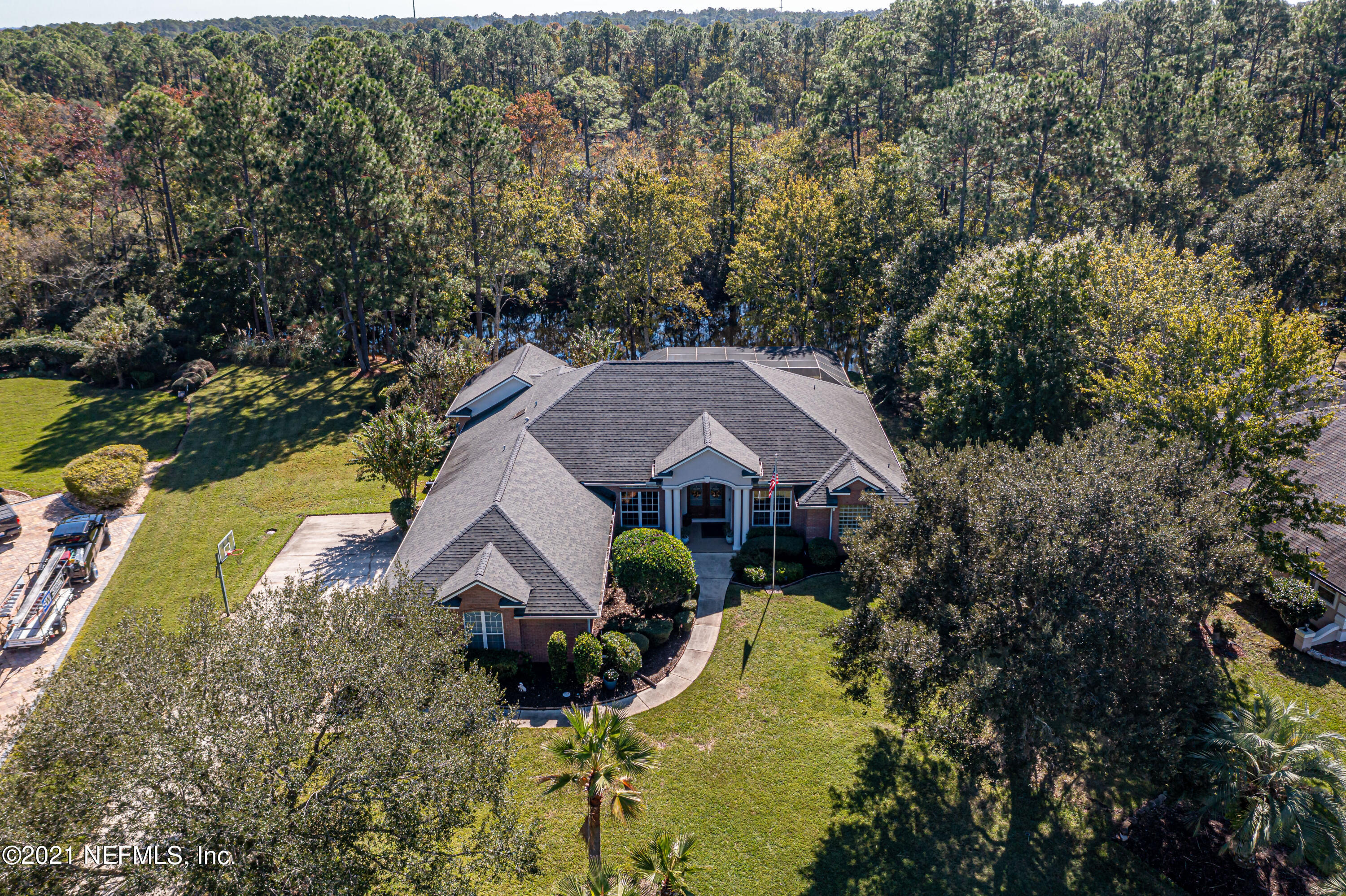 1827 Wild Grape Lane Fleming Island, FL 32003 - Photo 47 of 51 an aerial view of a house