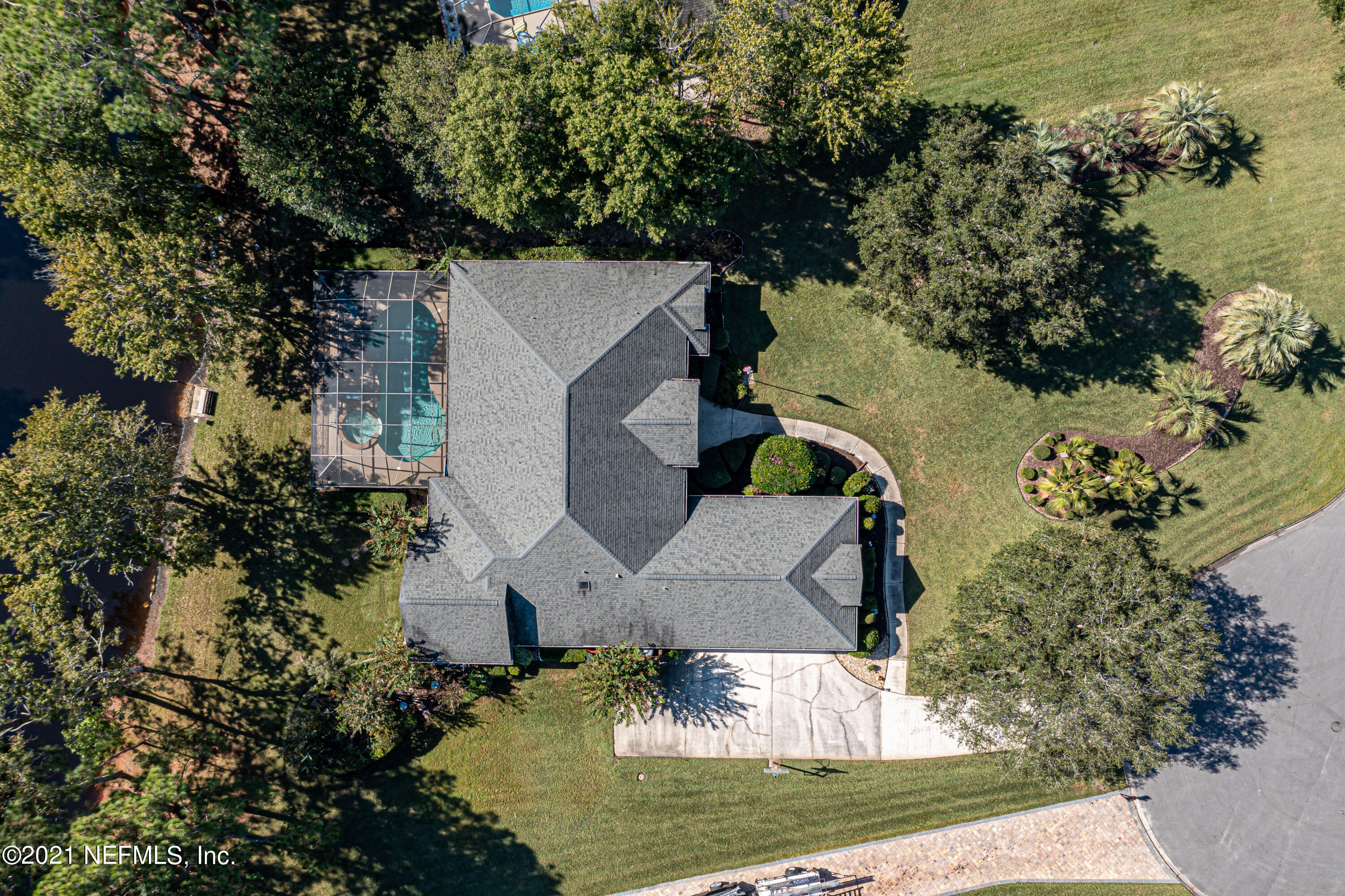 1827 Wild Grape Lane Fleming Island, FL 32003 - Photo 48 of 51 an aerial view of a house with outdoor space