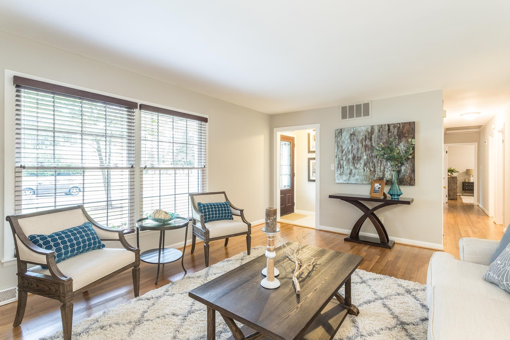636 Duke Drive Raleigh, NC 27609 - Photo 5 of 21 Living Room