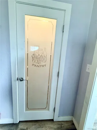 a view of a door