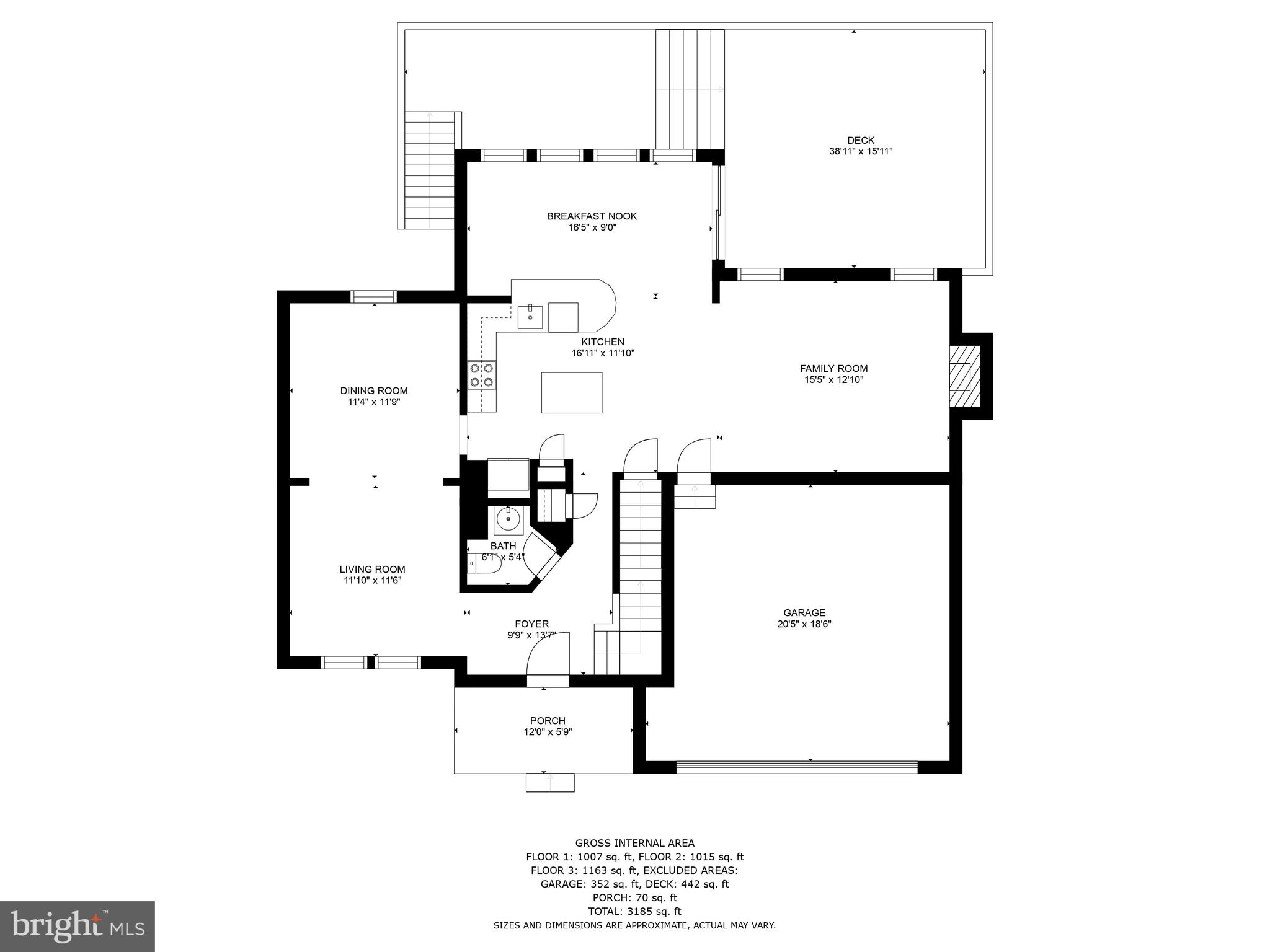 1406 Crossbow Road Mount Airy, MD 21771 - Photo 56 of 61 Main Level Floor Plan