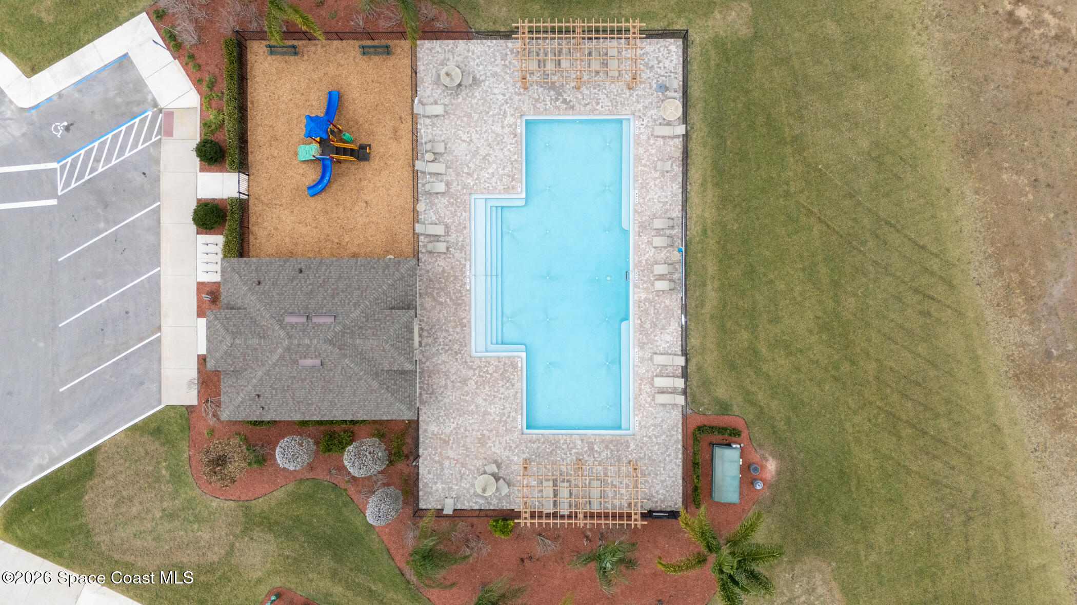 1814 Farmhouse Road Southeast Palm Bay, FL 32909 - Photo 29 of 30 Overhead View