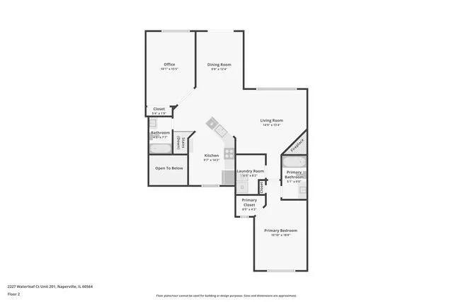 $2,500 | 2227 Waterleaf Court, Unit 203, Naperville, IL 60564