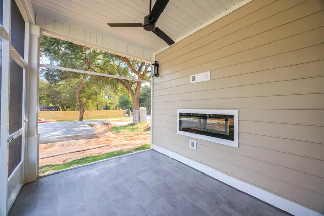 a view of window with an outdoor space