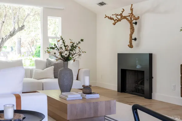 a kitchen with stainless steel appliances a stove and a refrigerator