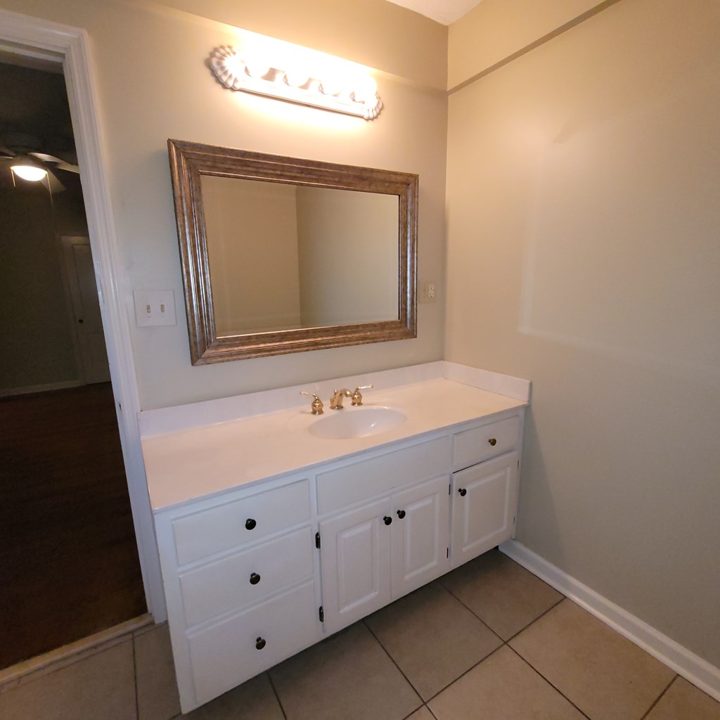 1547 38th Street Columbus, GA 31904 - Photo 17 of 24 a bathroom with a sink and a mirror