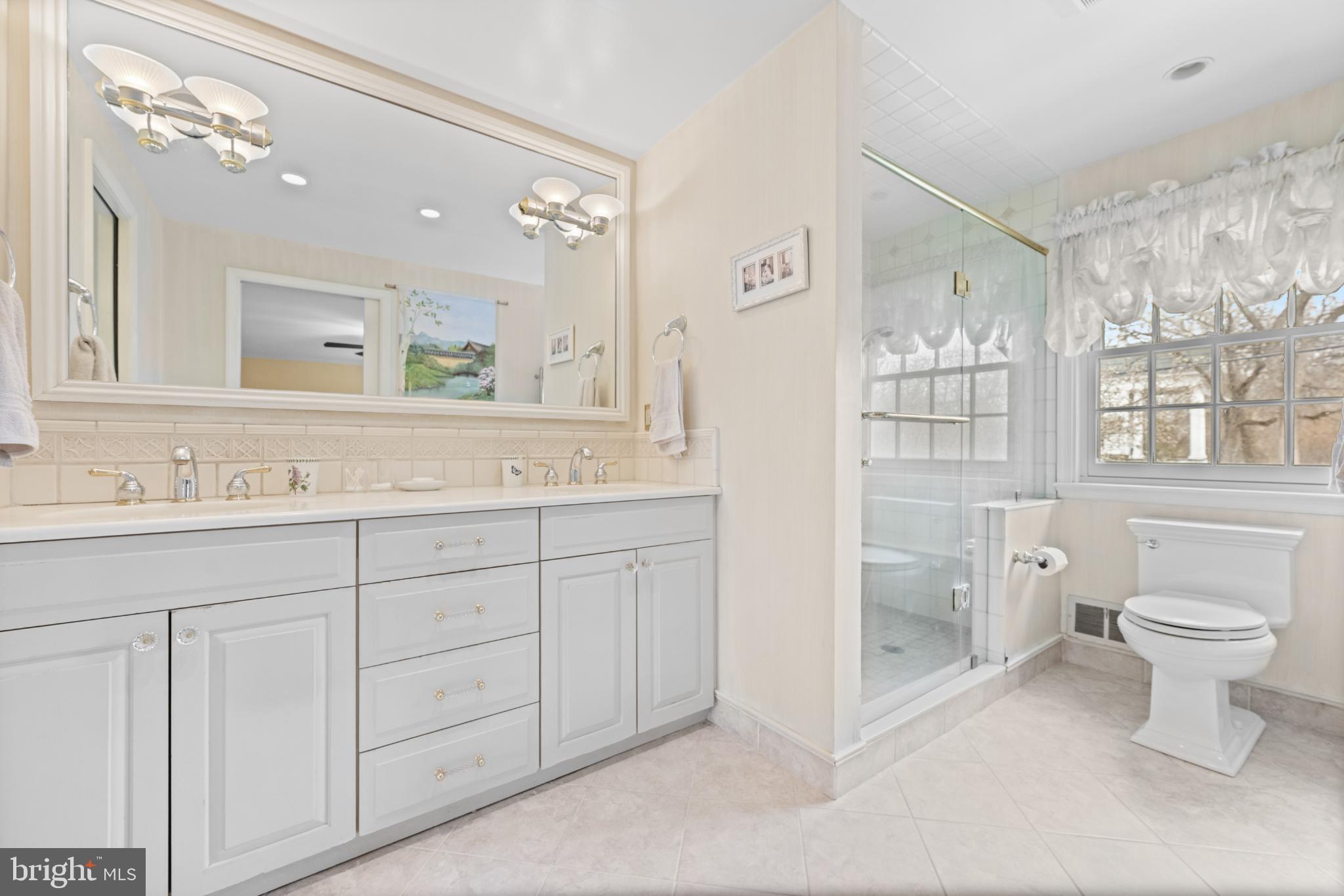 714 Gulph Road Wayne, PA 19087 - Photo 15 of 48 Elegant bathroom with natural light.