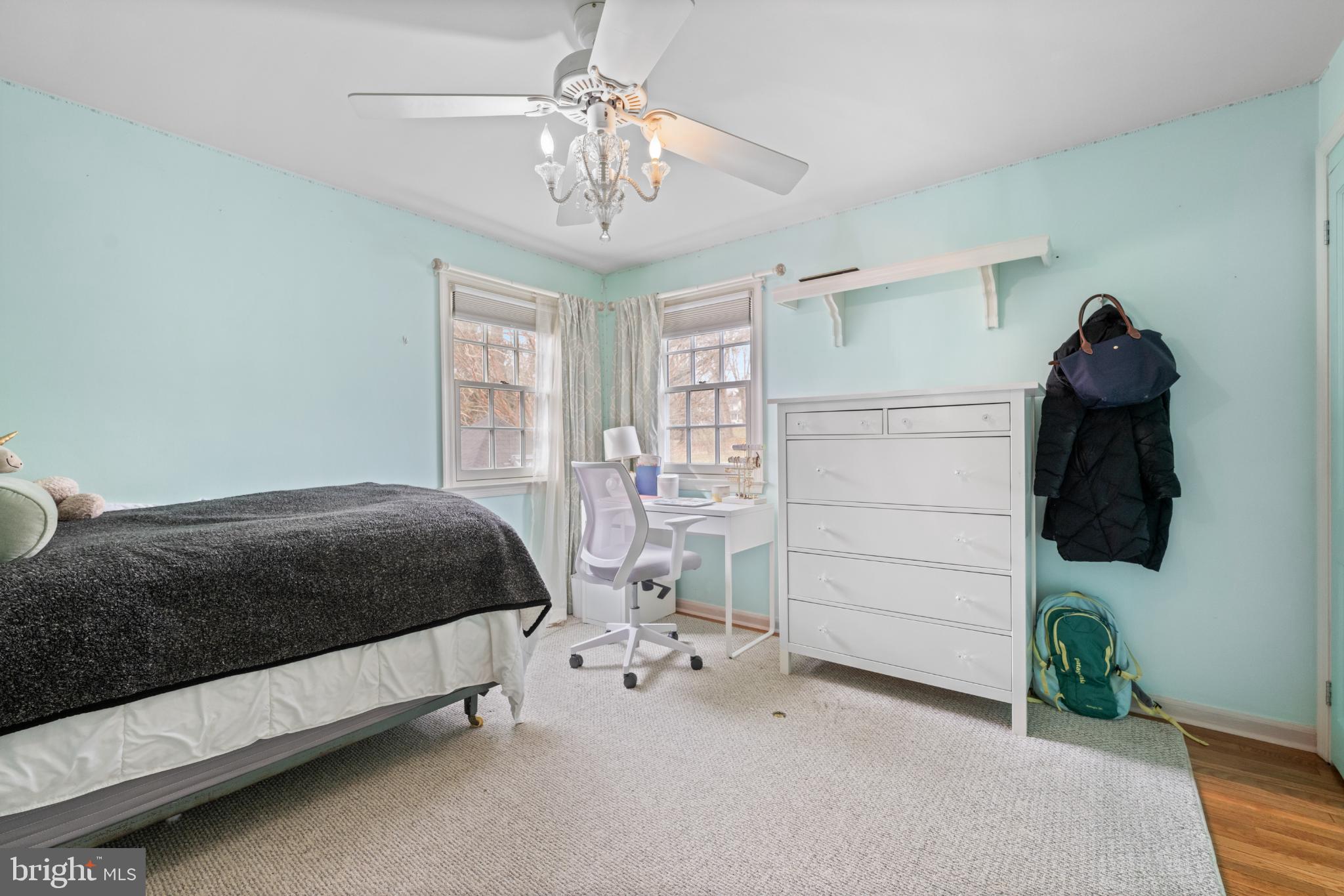 714 Gulph Road Wayne, PA 19087 - Photo 19 of 48 Serene bedroom with soft blue hues.