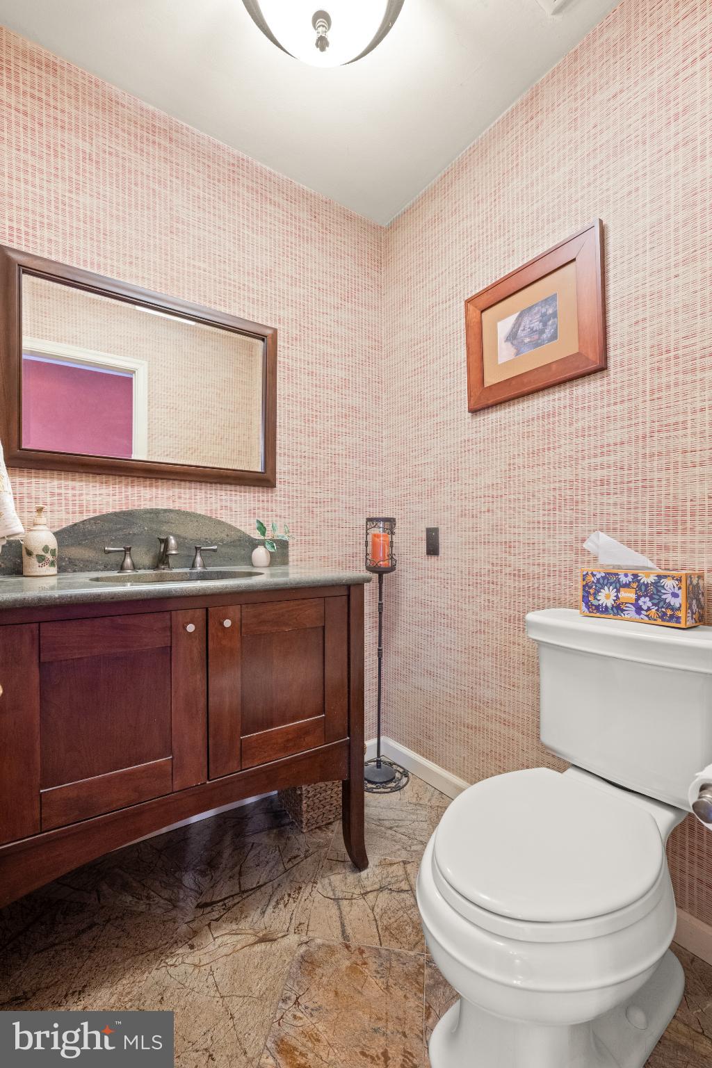 714 Gulph Road Wayne, PA 19087 - Photo 28 of 48 Elegant half-bath with stylish finishes.