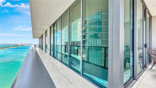 a view of a balcony