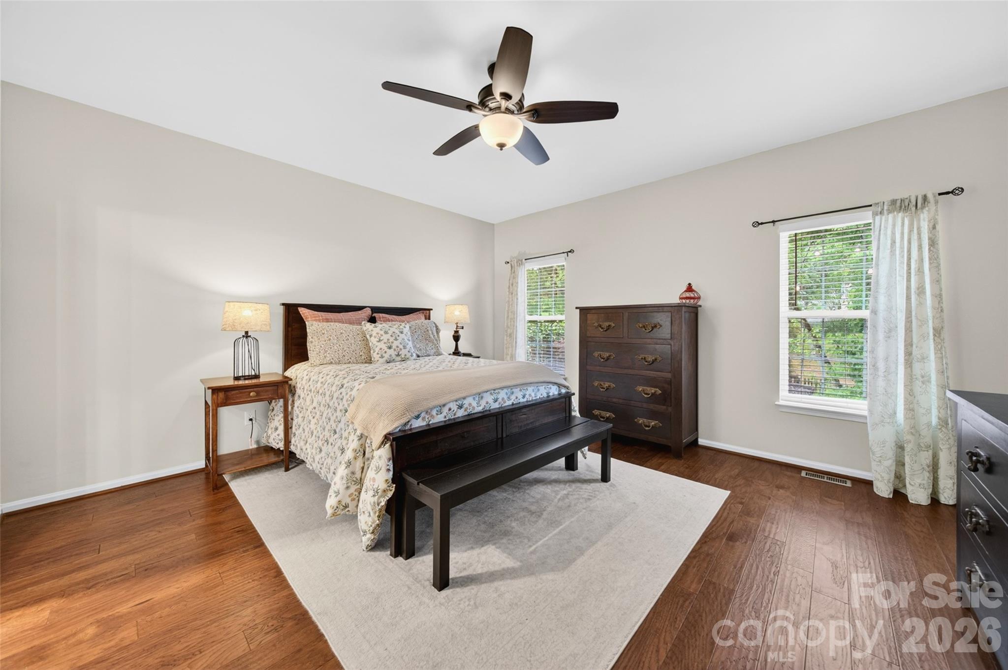 10502 Hellebore Road Charlotte, NC 28213 - Photo 18 of 48 a bedroom with a bed furniture and a window