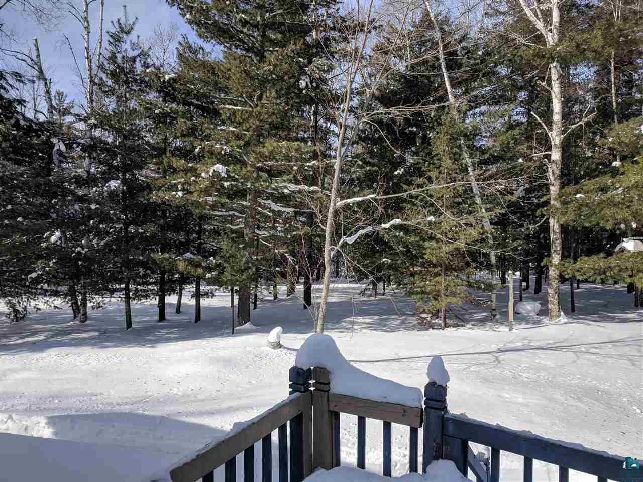 7104 County Road South Lake Nebagamon, WI 54849 - Photo 14 of 27 View from back deck