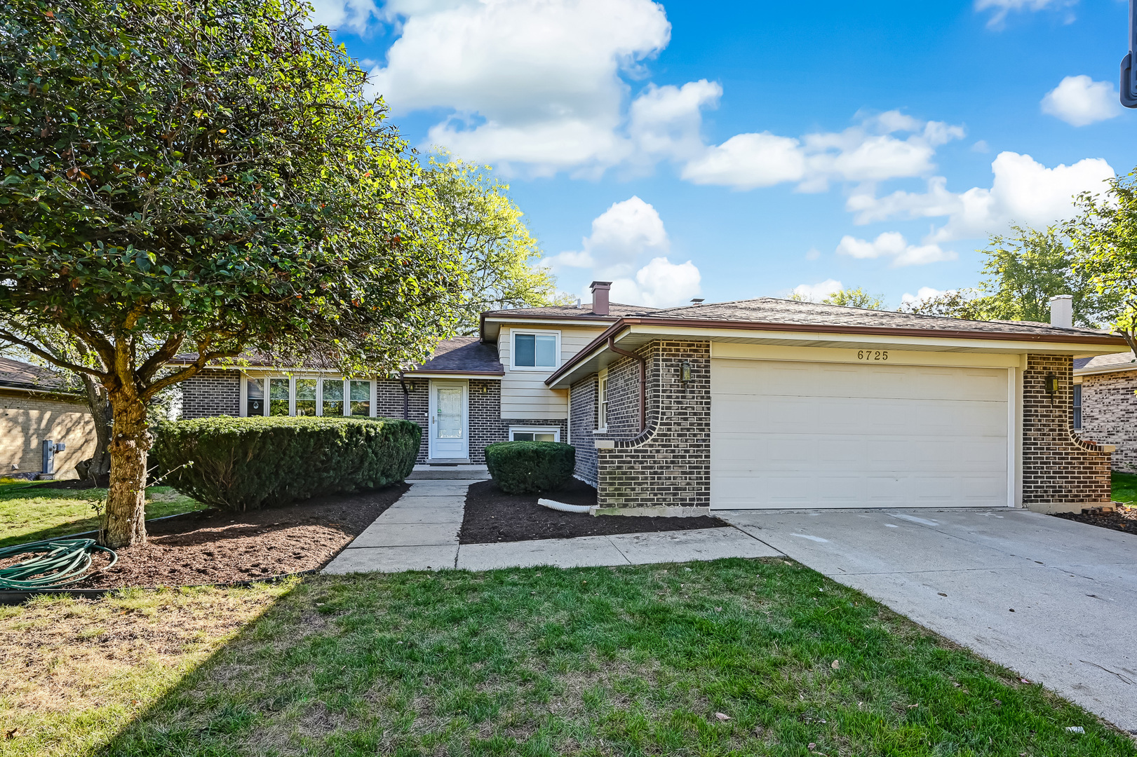 6725 Richmond Avenue Darien, IL 60561 - Photo 1 of 25 a view of a house with a yard and a garden