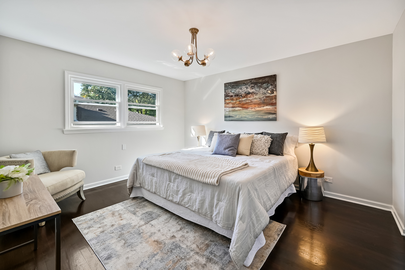 6725 Richmond Avenue Darien, IL 60561 - Photo 9 of 25 a bedroom with a bed and a couch