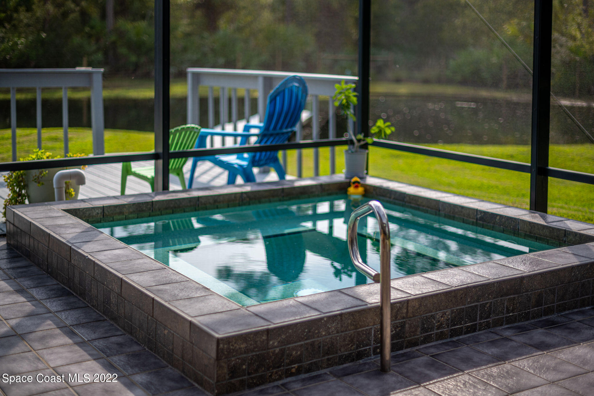 3500 Corey Road Malabar, FL 32950 - Photo 86 of 122 a view of swimming pool with a bench