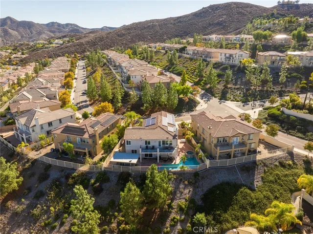 an aerial view of lake residential house with outdoor space