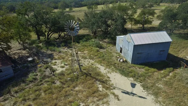 a backyard of a house