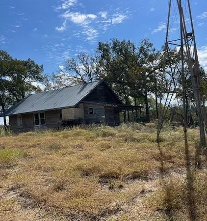 a backyard of a house