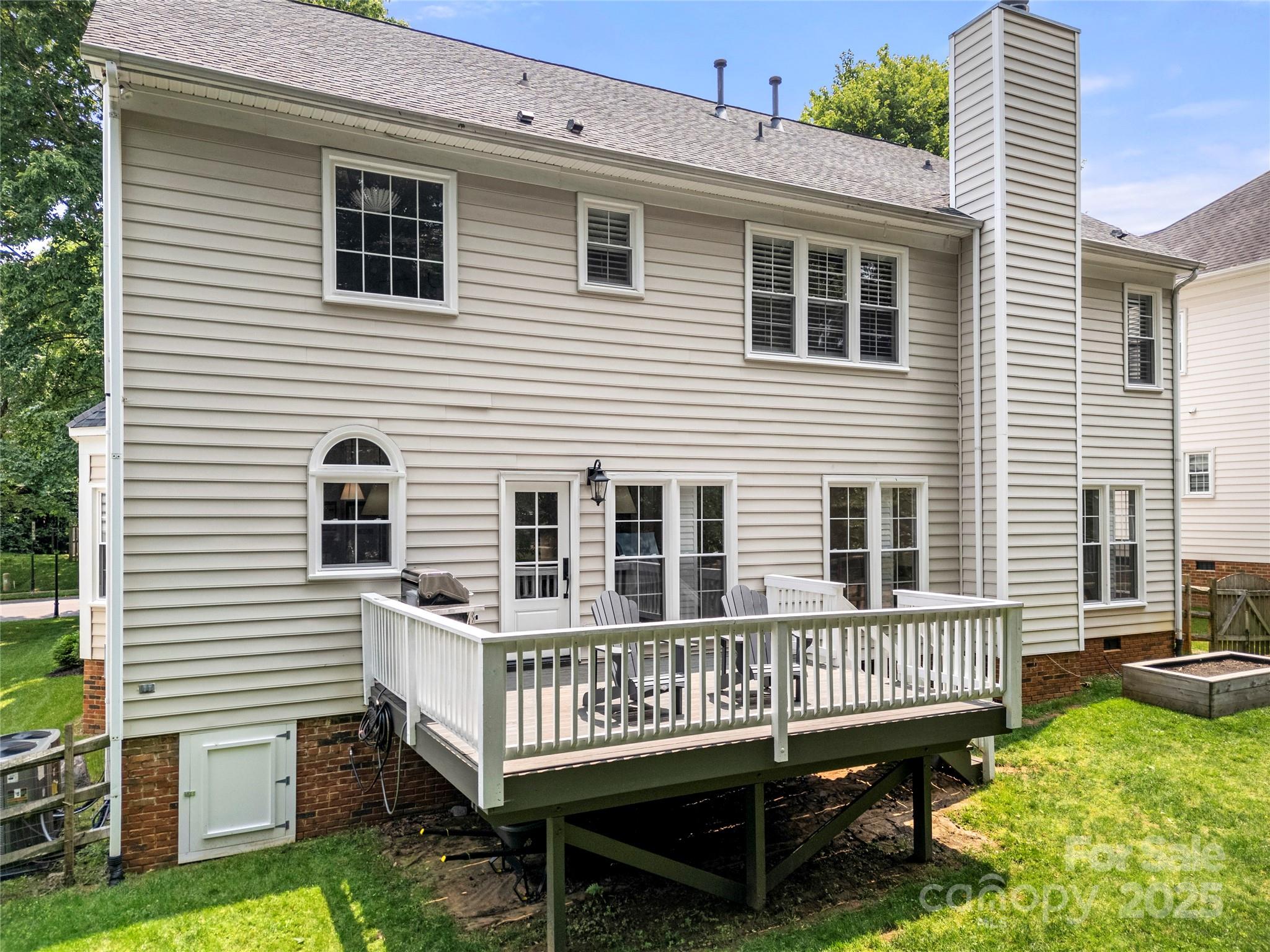 8500 Headford Road Charlotte, NC 28277 - Photo 46 of 47 a view of a house with a deck and furniture