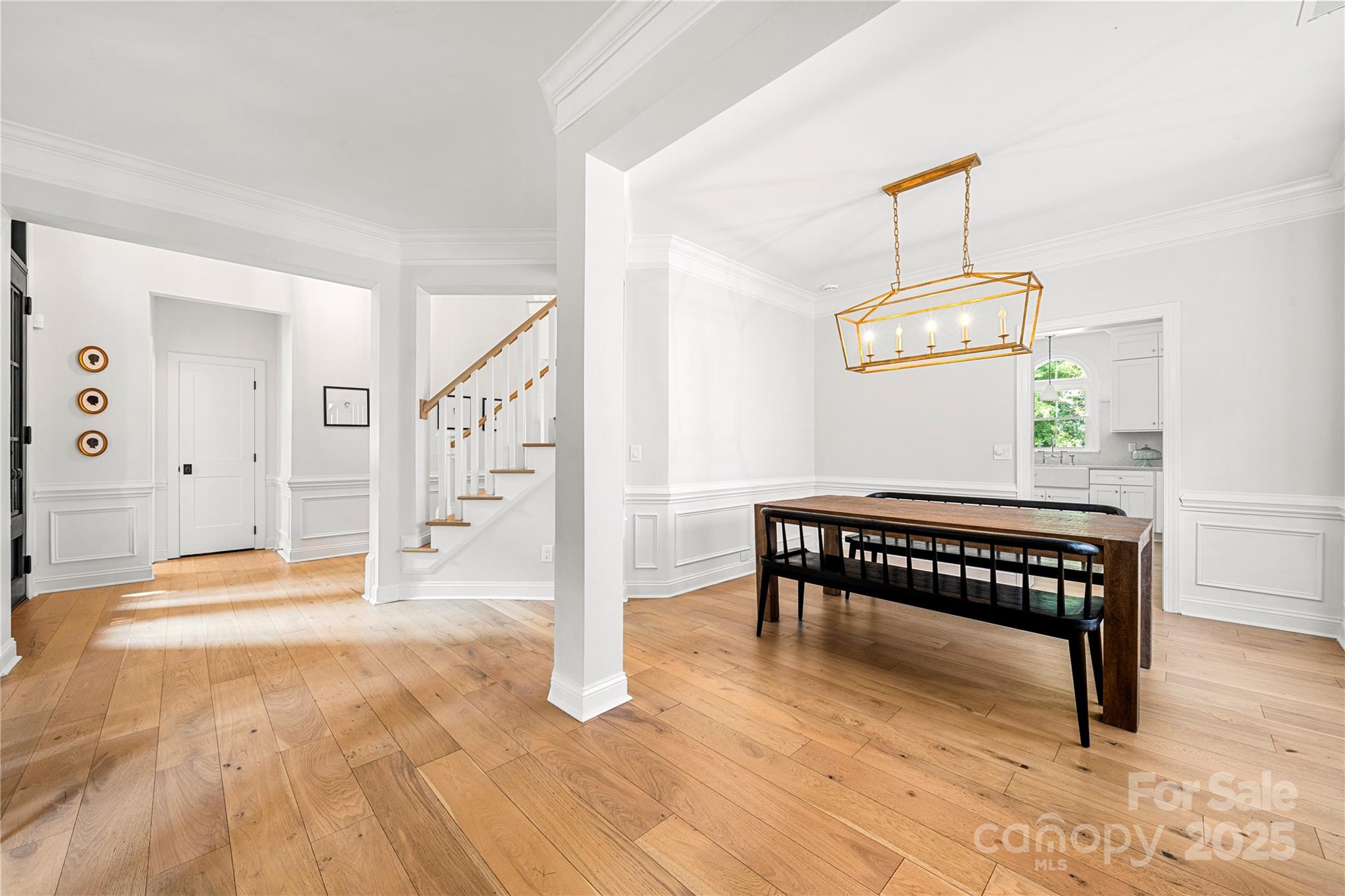 8500 Headford Road Charlotte, NC 28277 - Photo 7 of 47 a view of a room with wooden floor and bench