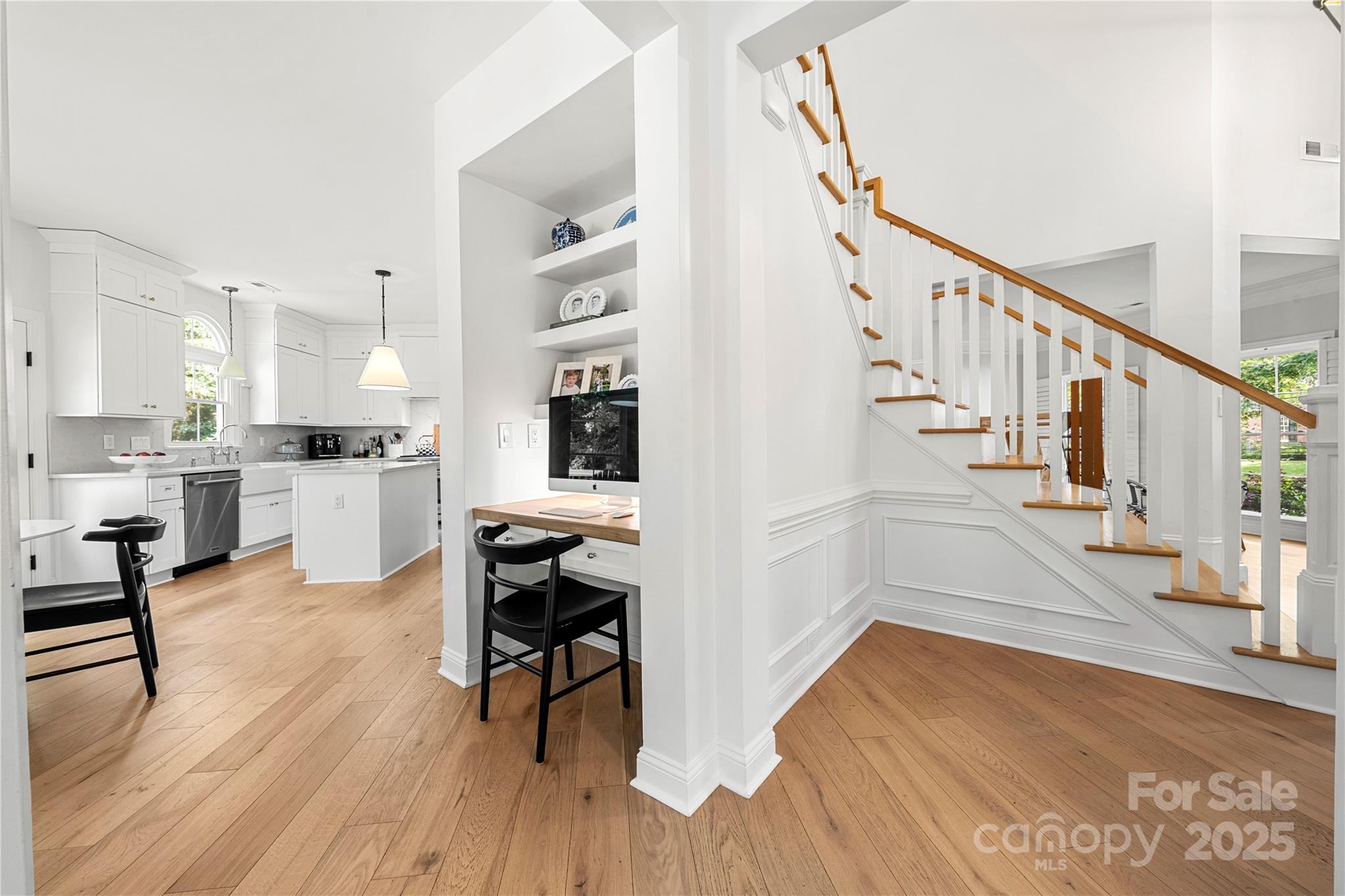8500 Headford Road Charlotte, NC 28277 - Photo 10 of 47 a view of a kitchen with dining table and chairs