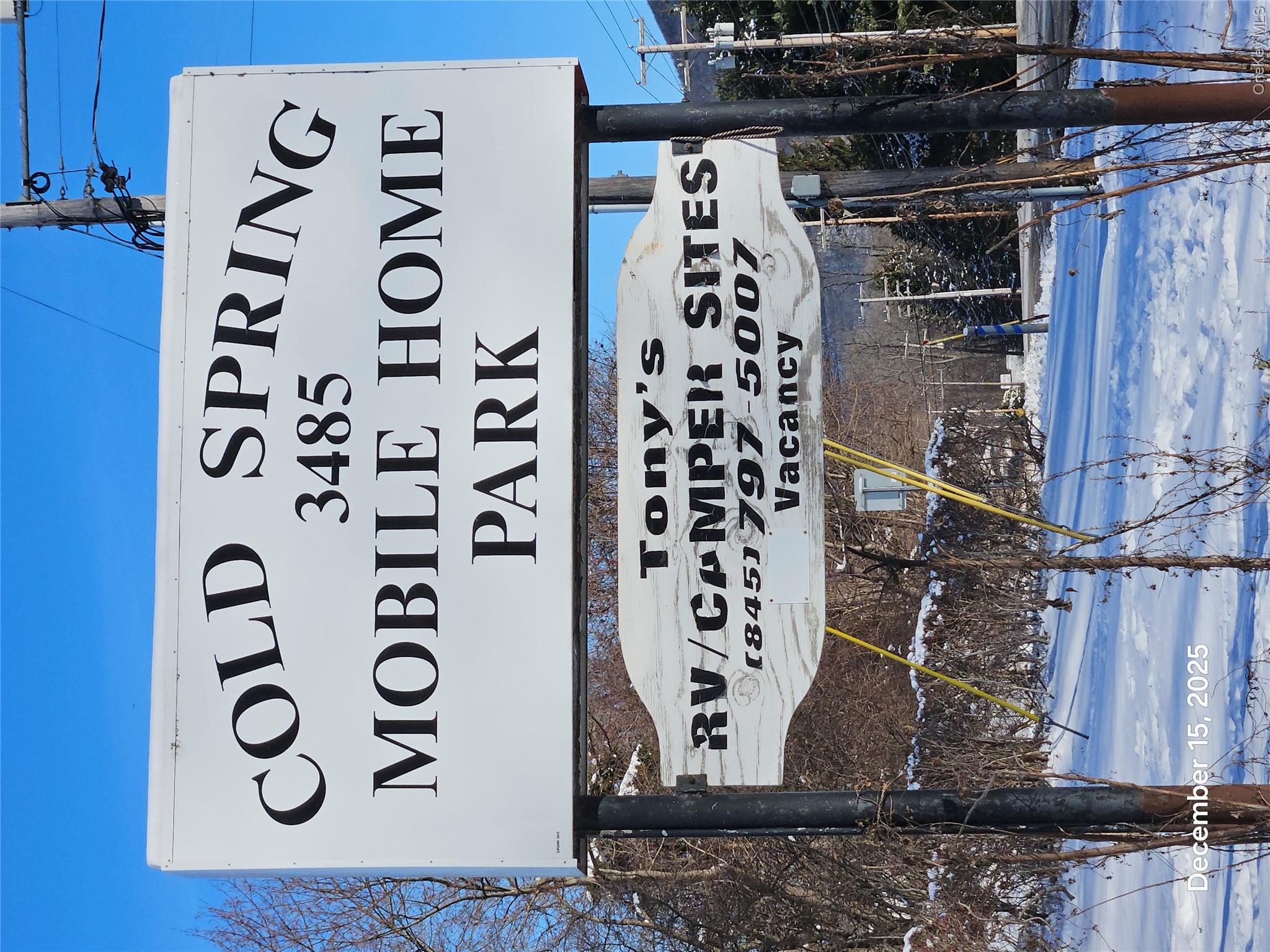 3485 Highway 9 Cold Spring, NY 10516 - Photo 10 of 10 Thank you for visiting the Cold Spring Mobile Home Park in Cold Spring, New York.