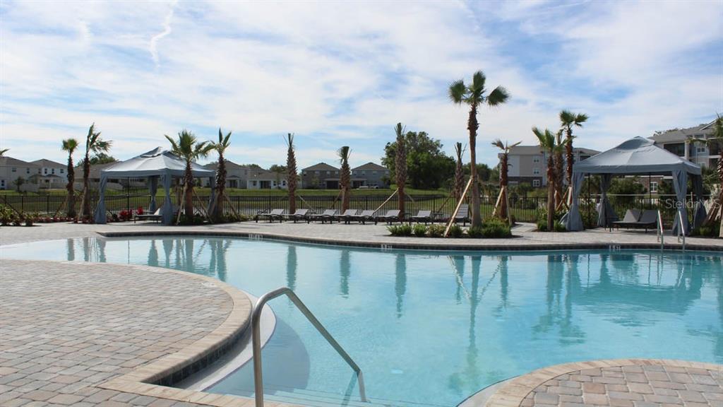 5221 Southwest 40th Circle Ocala, FL 34474 - Photo 30 of 32 a view of a swimming pool with a patio