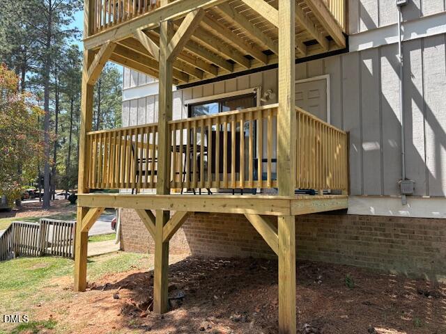 5816 Pointer Drive, Unit 102 Raleigh, NC 27609 - Photo 23 of 25 a view of a patio with a table and chairs