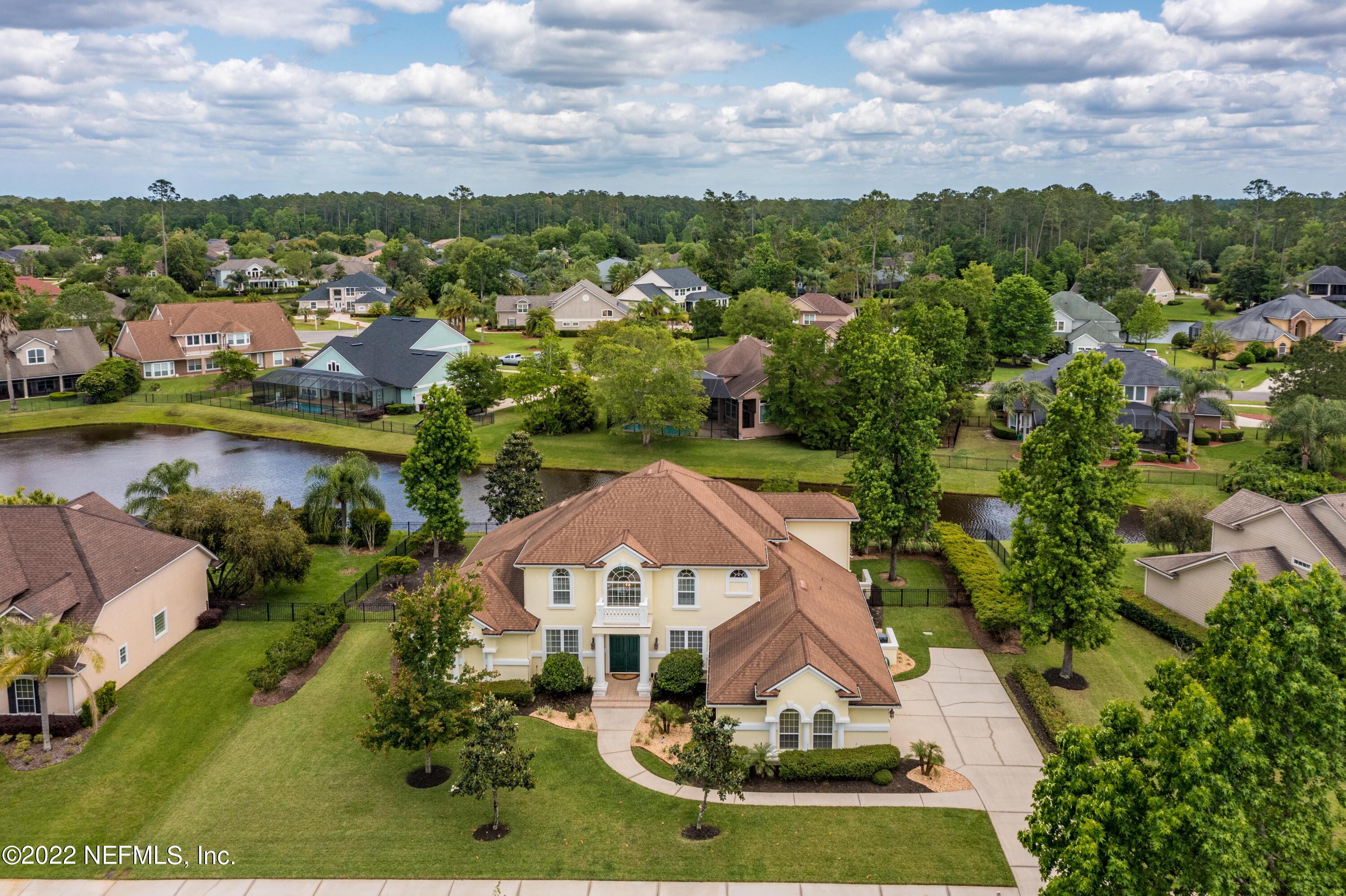 2723 Shade Tree Drive Fleming Island, FL 32003 - Photo 48 of 93 an aerial view of a house with a garden