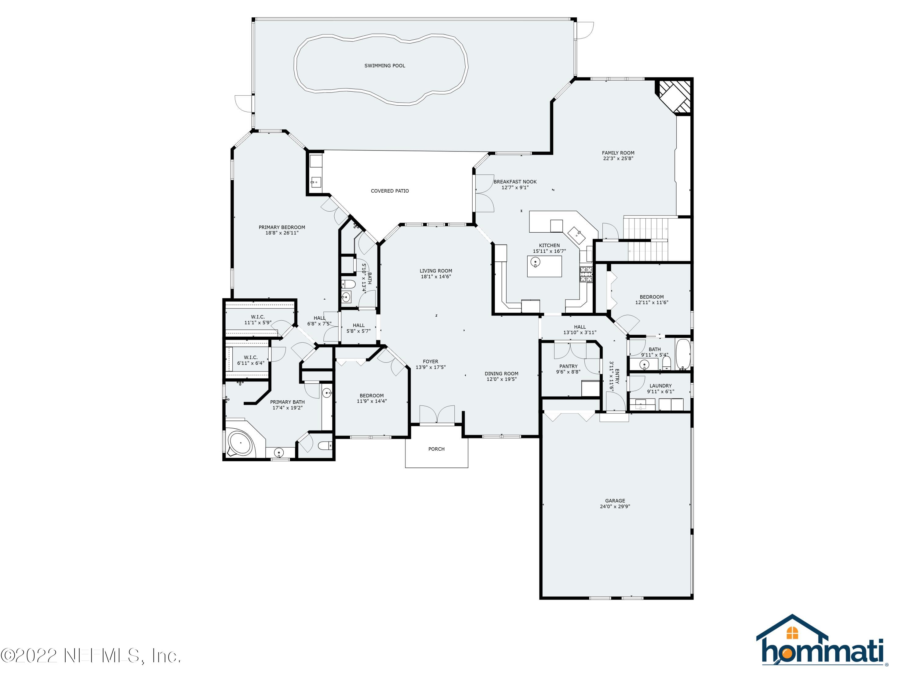 2723 Shade Tree Drive Fleming Island, FL 32003 - Photo 92 of 93 a picture of a floor plan