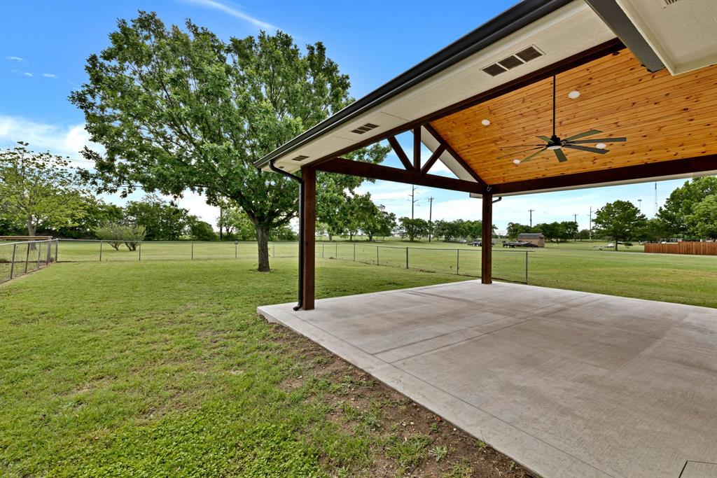 11345 Jennifer Circle Sanger, TX 76266 - Photo 37 of 39 a view of a house with a backyard
