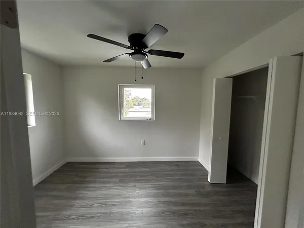 a view of hallway with window